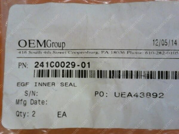 GS-1035-00 | SEAL INNER, EGF, 241C0029-01