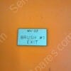 13-8885-081-02 | LABEL MV-22 bRUSH # EXIT