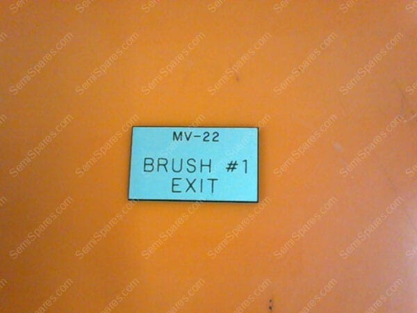 13-8885-081-02 | LABEL MV-22 bRUSH # EXIT