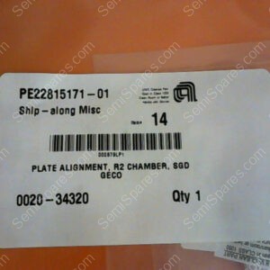 0020-34320 | PLATE ALIGNMENT, RS CHAMBER, SGD GECO P/N 0020-34320