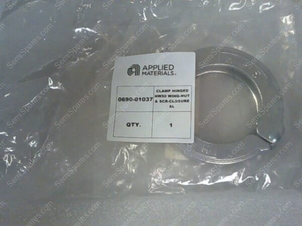 0690-01037 | CLAMP HINGED NW50 WING-NUT & SCR-CLOSURE