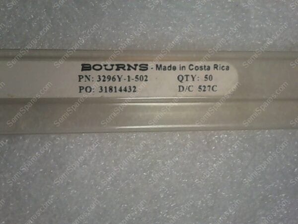 3296Y-1-502 | TRIMMER 5K OHM 0.5W PC PIN TOP