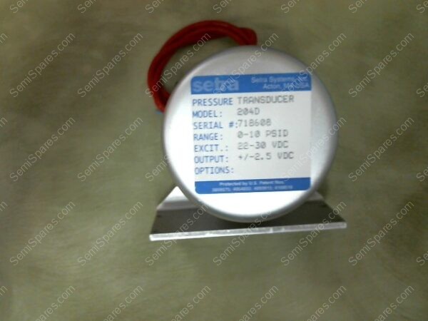 204D | SETRA PRESSURE TRANSDUCER MODEL/204D SN/178608 RANGE/0-10 PSID EXCIT/22/30 VCD OUTPUT/+/-2.5 VDC
