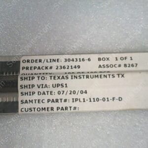 IPL1-110-01-F-D | 20 POSITION MALE CONNECTOR HEADER