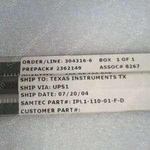 IPL1-110-01-F-D | 20 POSITION MALE CONNECTOR HEADER