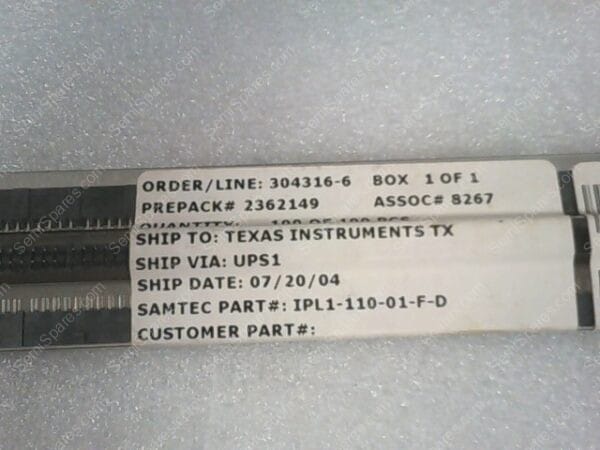 IPL1-110-01-F-D | 20 POSITION MALE CONNECTOR HEADER
