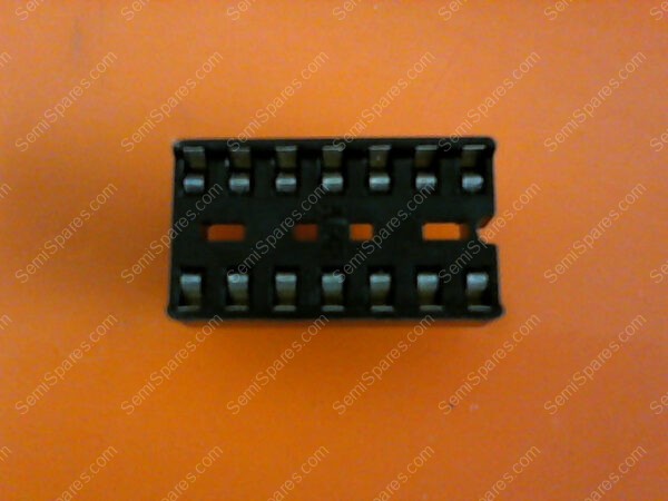 122214334340 | SOCKET IC 14-PIN DUAL WIPE LOW PROFILE 0.3 INCH WIDE