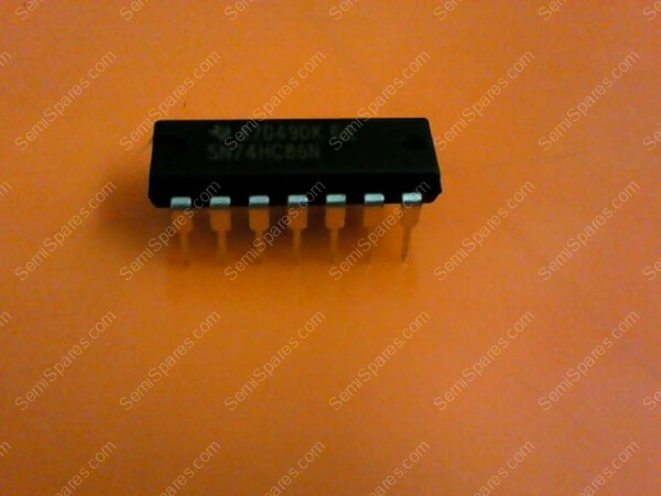 SN74HC86N | QUAD 1 INPUT TI GATES (AND /HAND/OR/NOR) (PACKAGE OF 10)