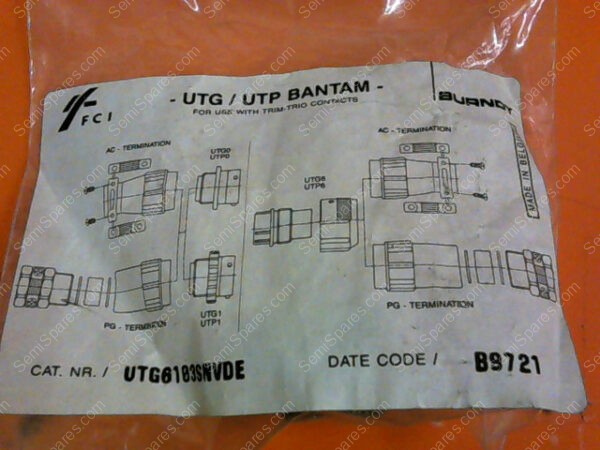 UTG6103SNVDE | FCI BURNDY UTG UTP BANTAM UTG0103SVDE CONNECTOR ASSEMBLY - Image 2