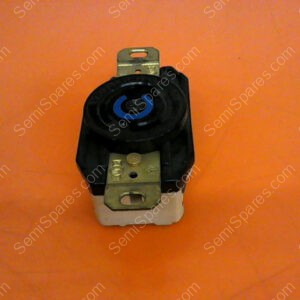 30 A.250V | SINGLE LOCKING BLADE RECEPTACLE, 30A, 250V, 2-POLE, 3-WIRE
