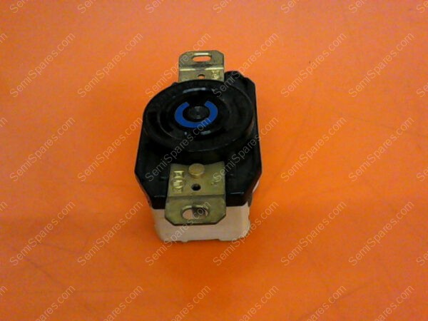 30 A.250V | SINGLE LOCKING BLADE RECEPTACLE, 30A, 250V, 2-POLE, 3-WIRE