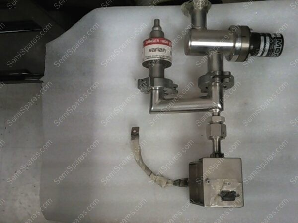 KIV-100-F | MDC HIGH VACUUM MANUAL VALVE, COLD CATHODE VACUUM GAUGE ASSEMBLY