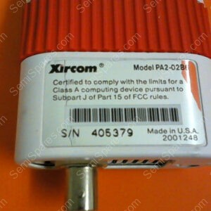 PA2-02B6 | XIRCOM PA2-02B6 POCKETCOMPUTER PC ARCNET ADAPTER PARALLEL PORT PART ACCESSORY