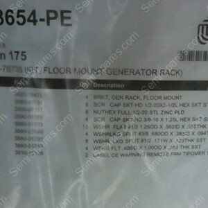 0240-76735 | KIT FLOOR MOUNT GENERATOR RACK