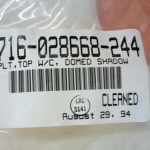 716-028668-244 | PLT,TOP W/C, DOMED SHADOW