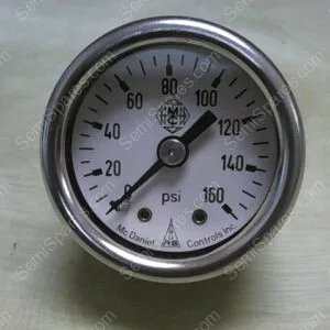 MCDANIEL GAUGE | MCDANIEL 0-160 PRESSURE GAUGE BACK MOUNT