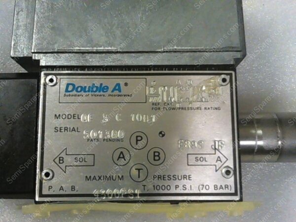 QF3C10B1 | HYDRAULIC DIRECTIONAL CONTROL SOLENOID VALVE - Image 2