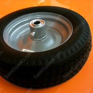 4.10 3.50-4 LP | MARATHON 4.10 3.50-4 LP FLAT FREE HAND TRUCK TIRE ON WHEEL, 2.25" OFFSET HUB, 5/8"