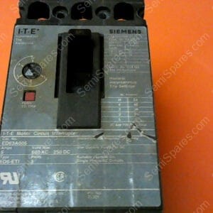 ED63A005 | SIEMENS I-T-E MOTOR CICUIT INTERRUPTER ED63A005 TYPE ED6-ETI 3P 5 AMPS VOLT MAX 600 AC 250 DC