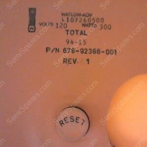 678-092386-001 | HEATER,#1 VAT VLV,ISO 200-F