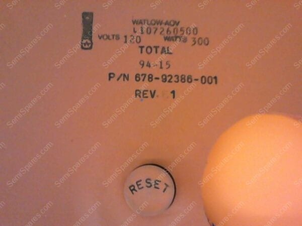 678-092386-001 | HEATER,#1 VAT VLV,ISO 200-F