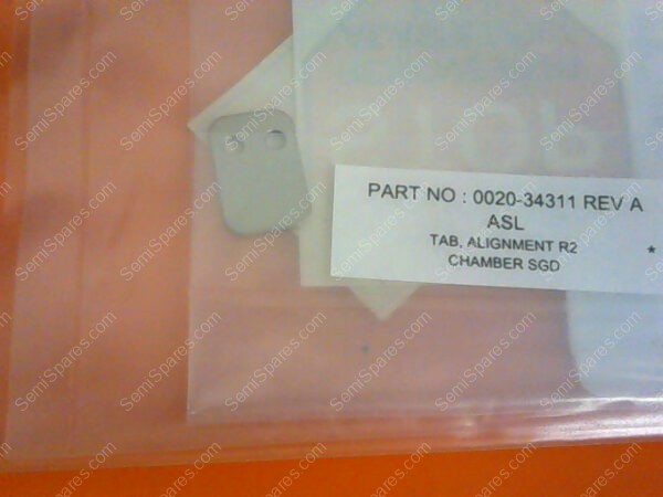 0020-34311 | TAB, ALIGNMENT, R2 CHAMBER, SGD GECO P/N 0020-34311