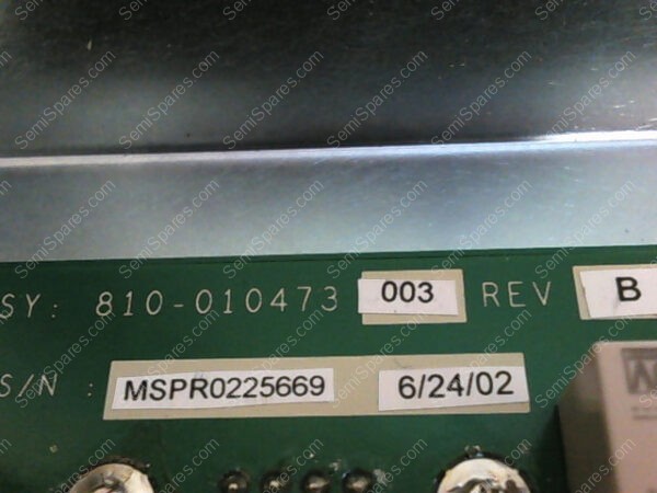 714-003140-002 | 714-003140-002 REV B PANEL WITH 714-012806-004 REV C BRACKET AND 810-010473-003 PCB,RF INTERFACE - Image 2