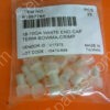 61567764 | 18-10GA WHITE END CAP TERM-BOWMA-CRIMP 61567764 (PKG OF 25)