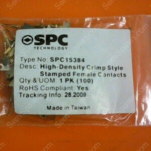 SPC15384 | HIGH-DENSITY CRIMP STYLE STAMPED FEMALE CONTACTS (PK OF 100)