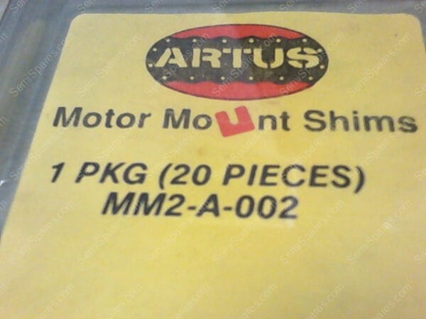 MM2-A-002 | ARTUS MOTOR MOUNT SHIMS MM2-A-002, 10 PAKS OF 20