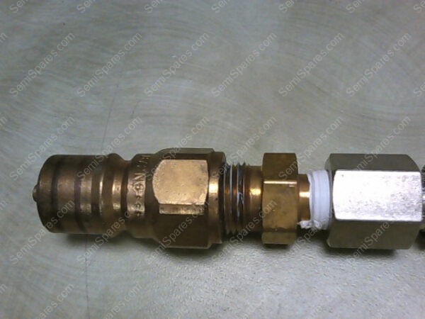 B72N6 | SNAP-TITE SERIES BRASS MALE QUICK COUPLER NIPPLE B72N6-6F - Image 3