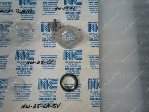 (NW-25-CR-SV) (NW-25-FL) | KF-25 CLAMP ALUMINUM W/CENTERING RING VACUUM FITTING FLANGE NW