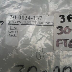 30-0024-137 | FTG, PNEU, 3/8" TX1/8" NPTM O/C"