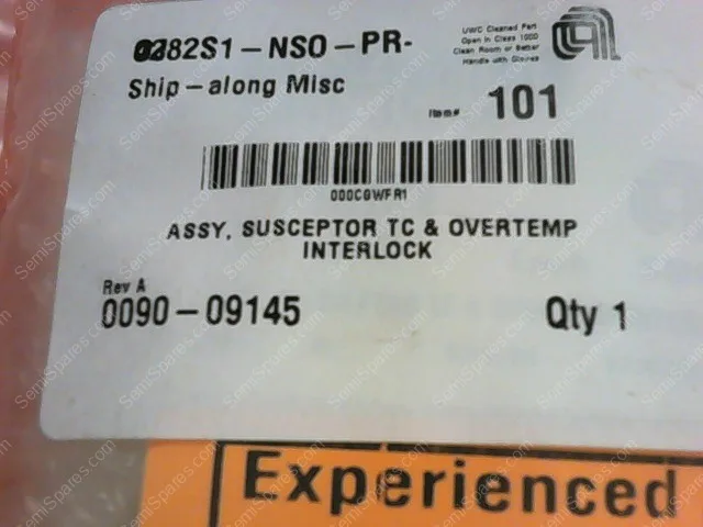 0090-09145 | ASSY SUSCEPTOR TC & OVERTEMP INTCK,P/N 0090-09145