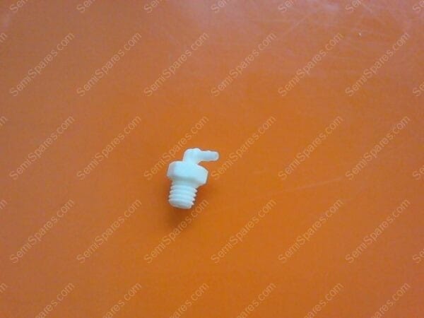 BF-0735-00 | BARB,XL230-1,1/8"TO#10-32,WHITE NYLON,1 BAG OF 59 UNITS EACH