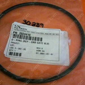 2024410 | METRON O-RING (REP-GNB GATE VLV) 2024410