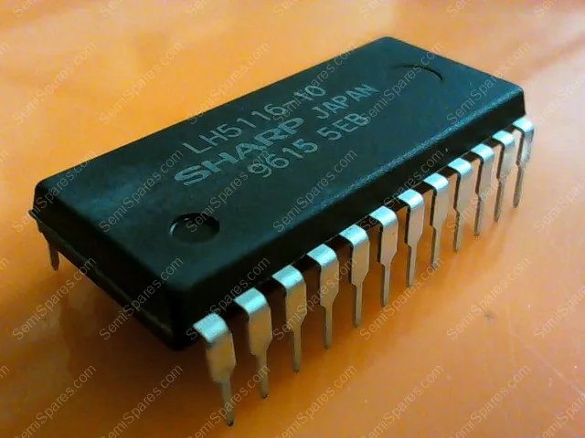 LH5116-10 | LH5116-10 IC CMOS 16K (2K x 8) STATIC RAM IC SHARP PDIP-24