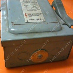 JU321 | SIEMENS I-T-E SAFETY SWITCH CAT. NO. JU321 AMPS/30 VOLTS A.C/240