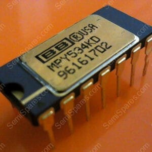 MPY534KD | ANALOG MULTIPLIER OR DIVIDER, 1 FUNC, 3MHz BAND WIDTH, BIPOLAR, CDIP14