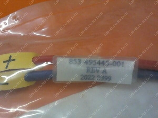 853-495445-001 | ASSY,WIRE,HV,POS & NEG,ESC