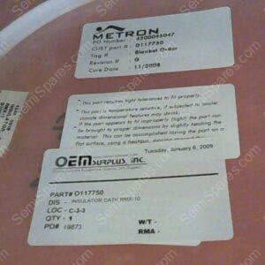 D117750 | P/N  D117750 INSULATOR,CATH,RMX-10,4500045047