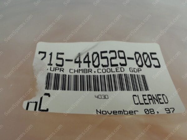 715-440529-005 | PL,UPR CHMBR,COOLED GDP - Image 3