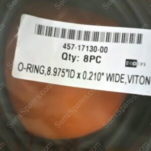 457-17130-00 | O-RING, 8.975" ID X 0.210" WIDE, VITON