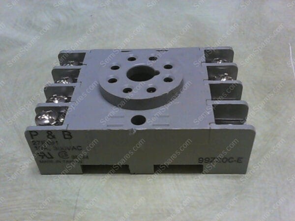27E891 | P & B 27E891 RELAY SOCKET, DIN RAIL, SCREW, 8 PINS, 10A, 300VAC