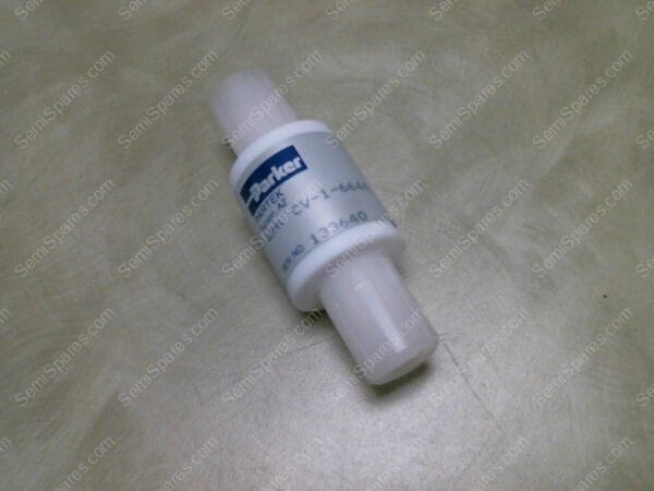CV-1-6644 | PARKER CV-1-6644 CHECK VALVE, 1/4"PARFLARE, CRACK 0.25 PSI, MAX 120 PSI, PTFE