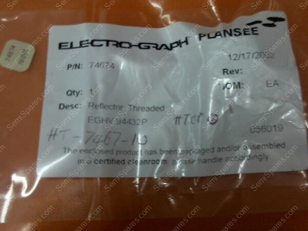 HT-7467-10 | THREADED REFLECTOR. E17124430, PN74674