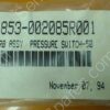 853-002085-001 | ASSY  PRESSURE SWITCH-50 TORR