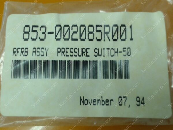 853-002085-001 | ASSY PRESSURE SWITCH-50 TORR