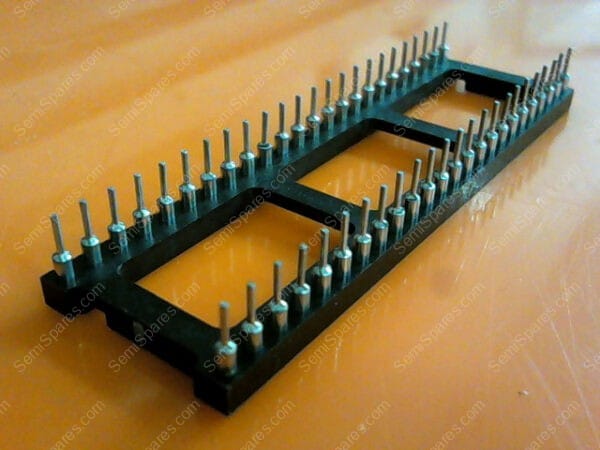 OLA2-10 | AUGAT 40 PIN TURNED PIN IC SOCKET 40 WAY (GOLD PLATED INNERS) 1 PIECE OLA2-10