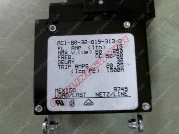 AC1-B0-32-615-313-D | CARLING SWITCH INC, CIRCUIT BREAKER AC1-B0-32-615-313-D - Image 2